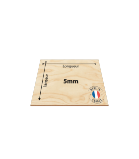 Contreplaqué peuplier intérieur 5mm