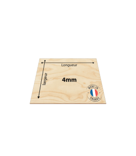 Promotion Contreplaqué peuplier laser 4 mm